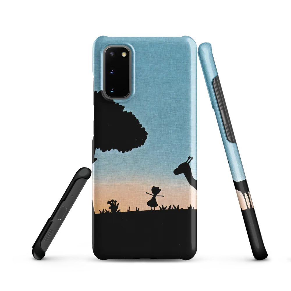 Curiosity in the Silhouette | Phone Case |  S20 | Snap Case | Matte