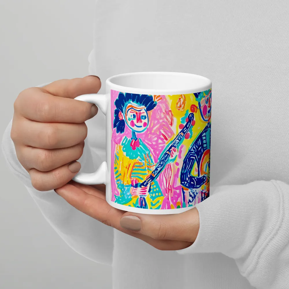 Joyful Duet: A Celebration of Music | Mug with White inside | 11 oz