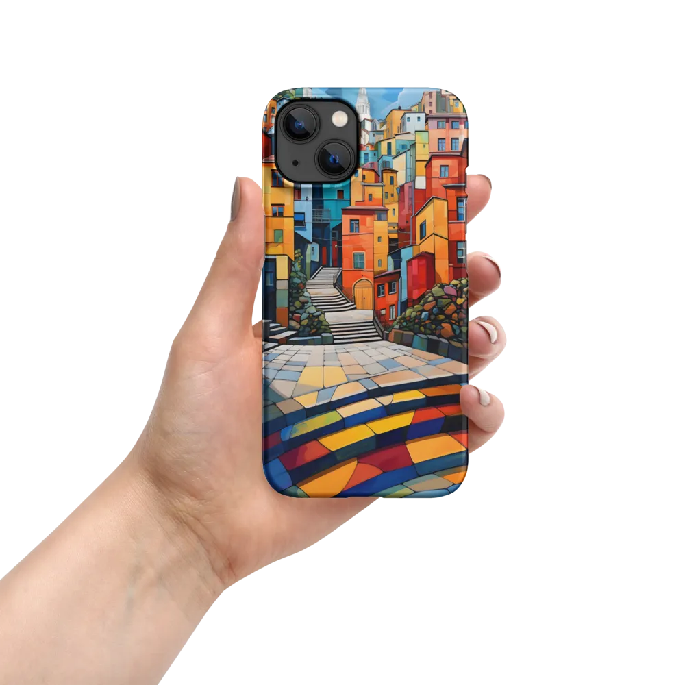 Vibrant Village: A Cubist Journey