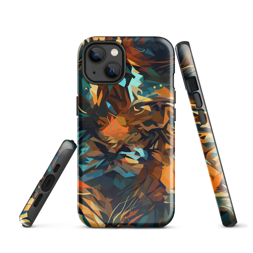Wild Symphony: Abstract Tigers | Phone Case |  13 | Tough Case | Glossy
