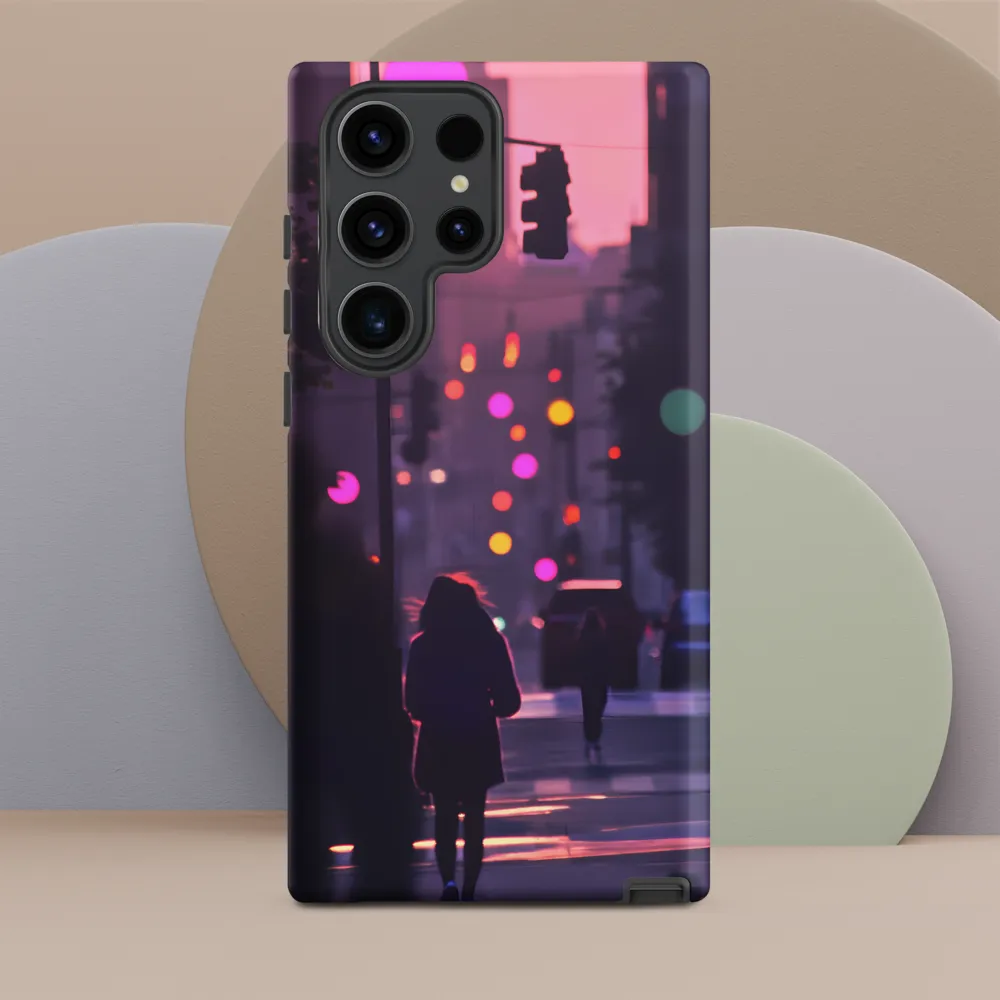 City Silhouettes at Dusk | Phone Case |  S23 Ultra | Tough Case | Matte