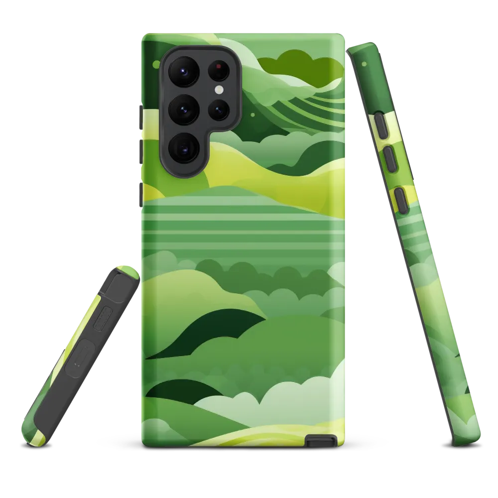 Tranquility in Green Waves