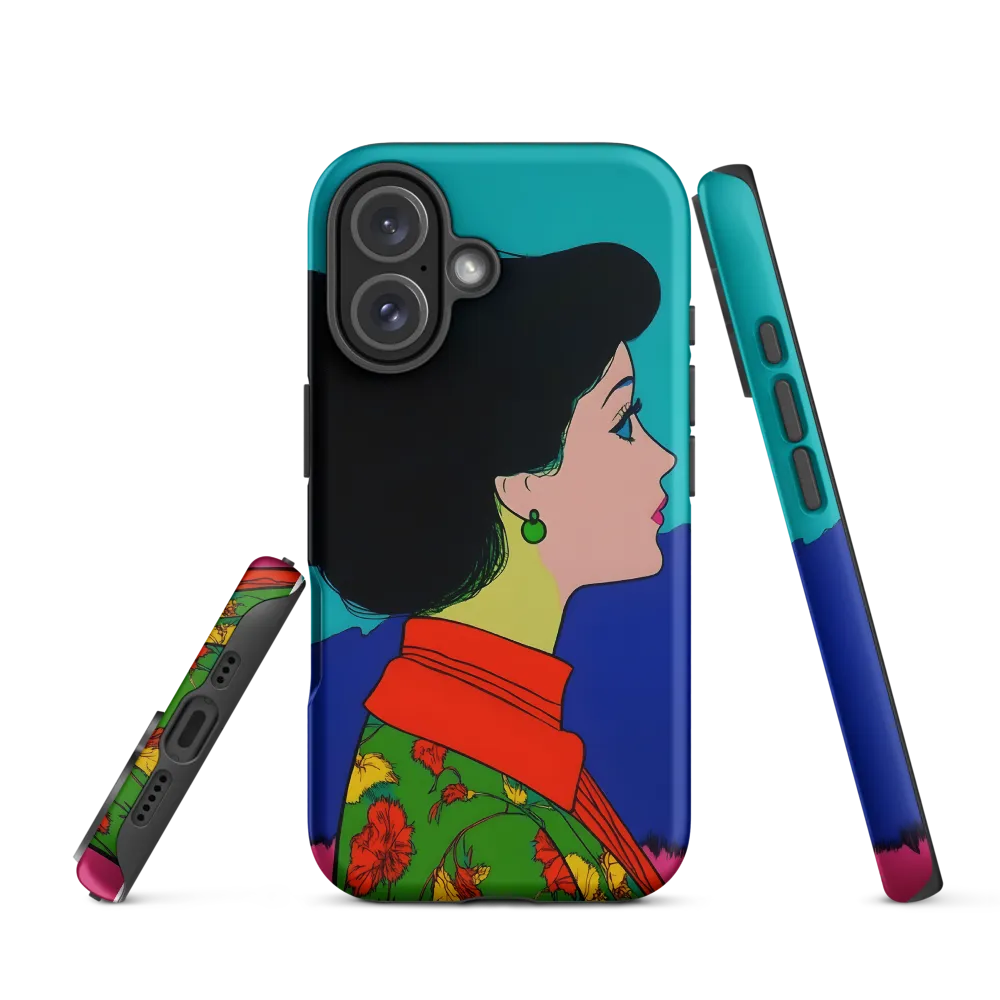 Whispers of Color: A Pop Art Portrait | Phone Case |  16 | Tough Case | Matte