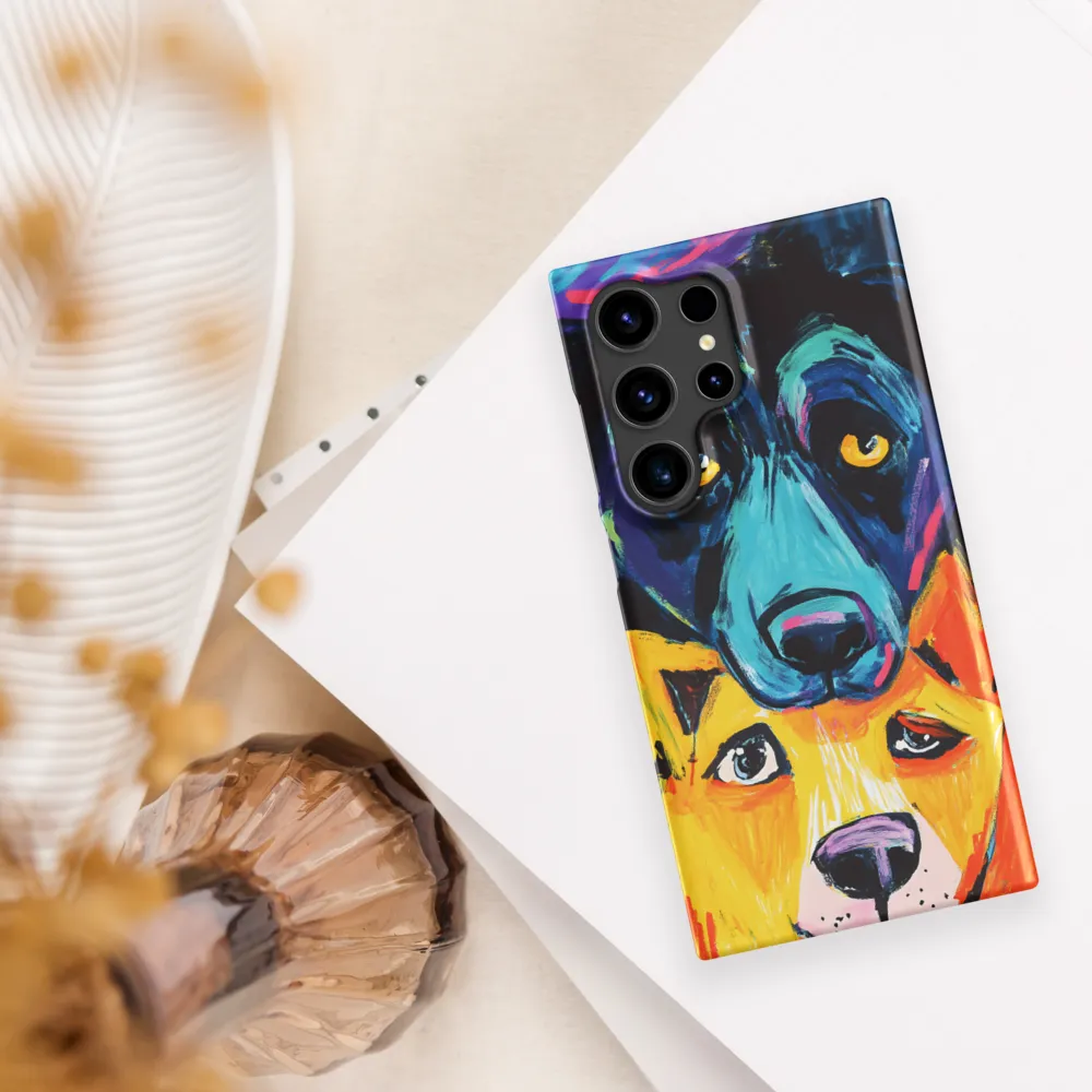 Vibrant Companions: An Expression of Canine Spirit