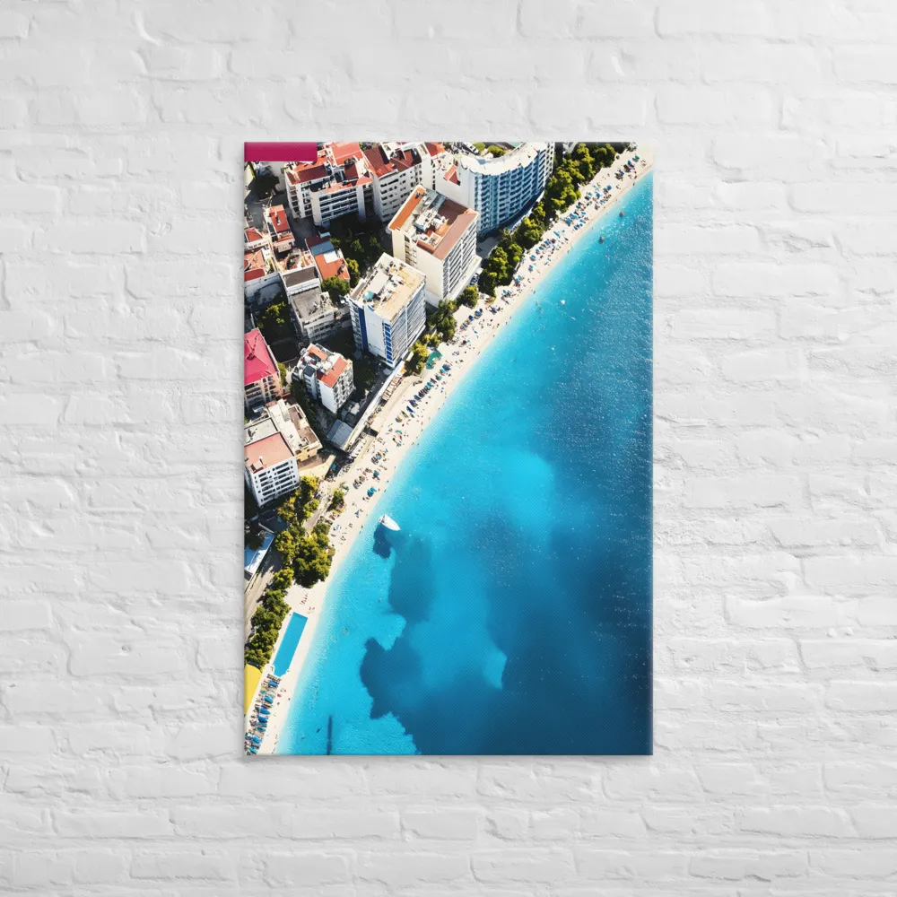 A Coastal Symphony of Urban Serenity | Canvas | 32″×48″