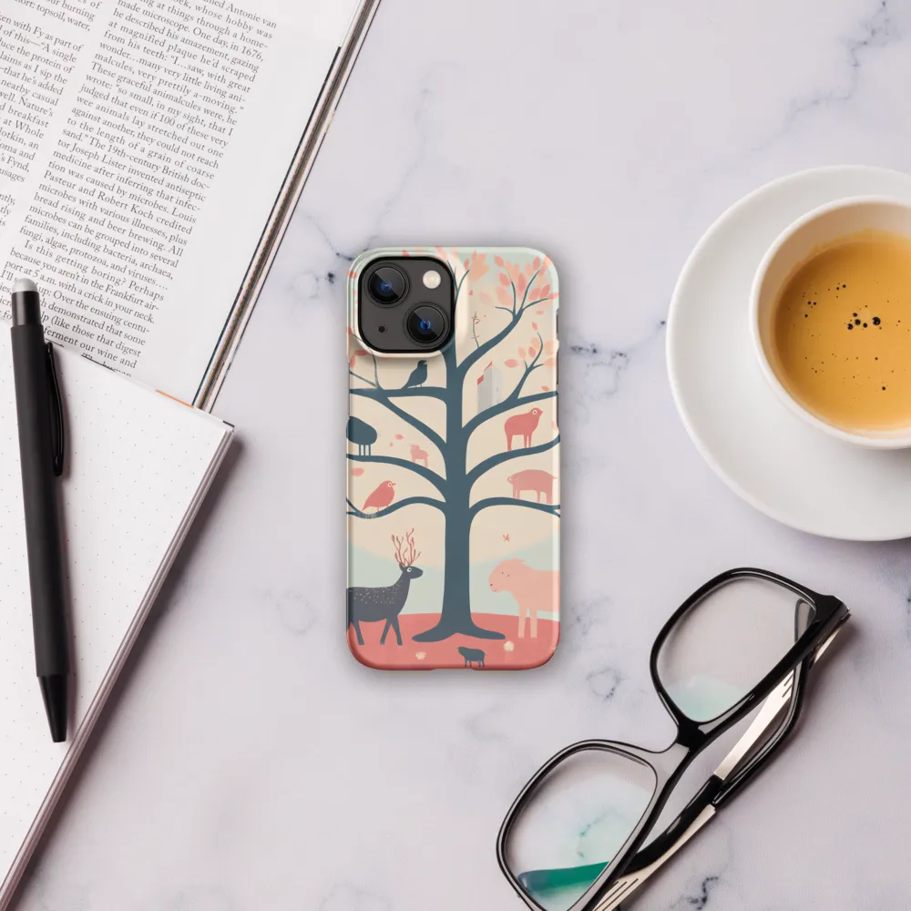 Whimsical Tree with Playful Creatures