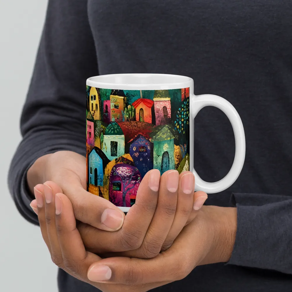 Whimsical Village Harmony | Mugs | Multiple Sizes & Colors