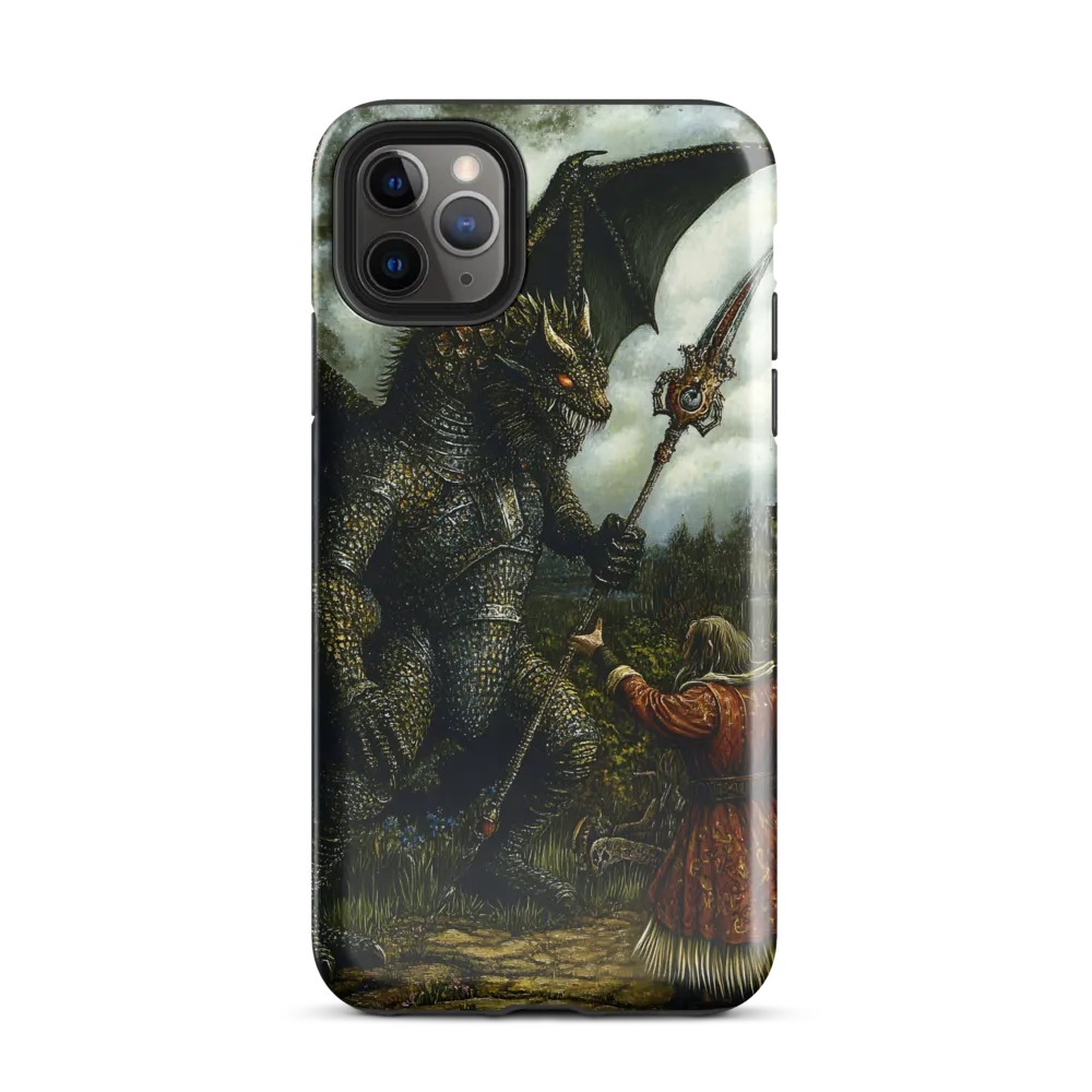 The Confrontation: Dragon vs. Wizard | Phone Case |  11 Pro Max | Tough Case | Glossy