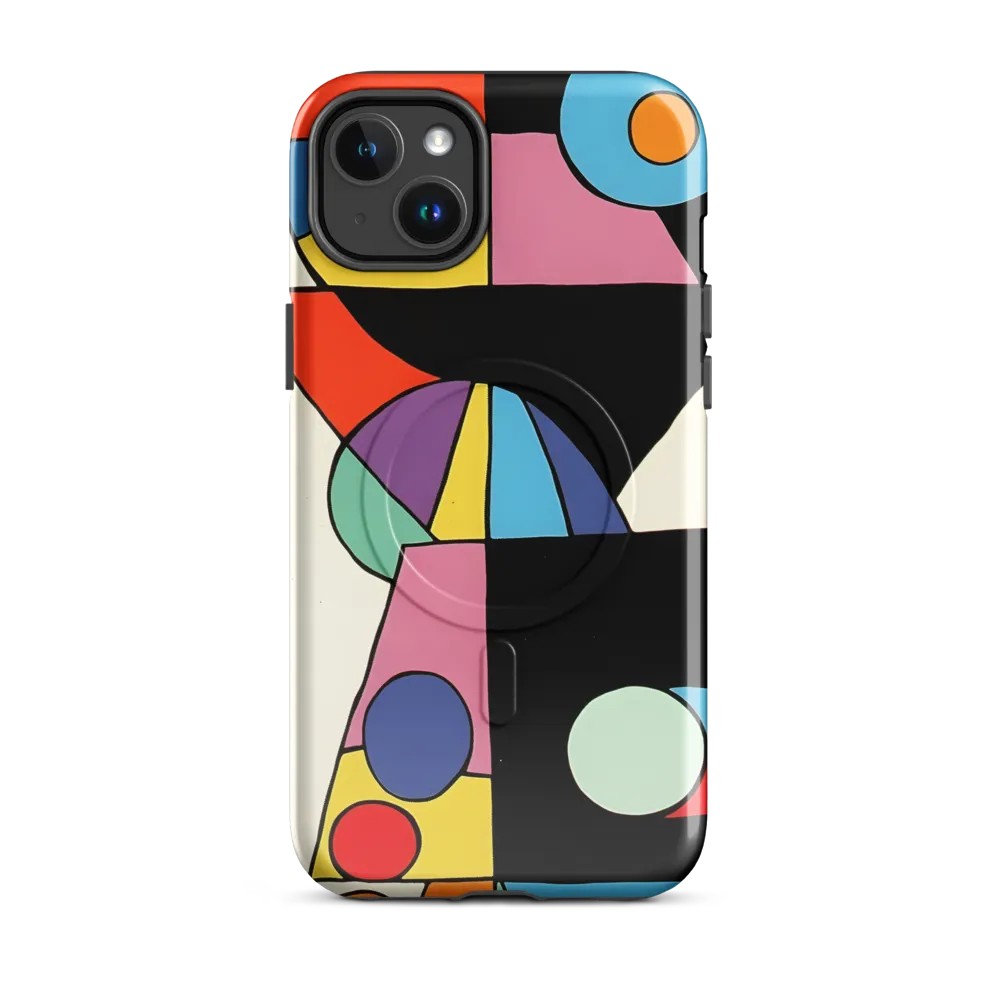 The Play of Shapes | Phone Case |  14 Plus | MagSafe® Tough Case | Glossy