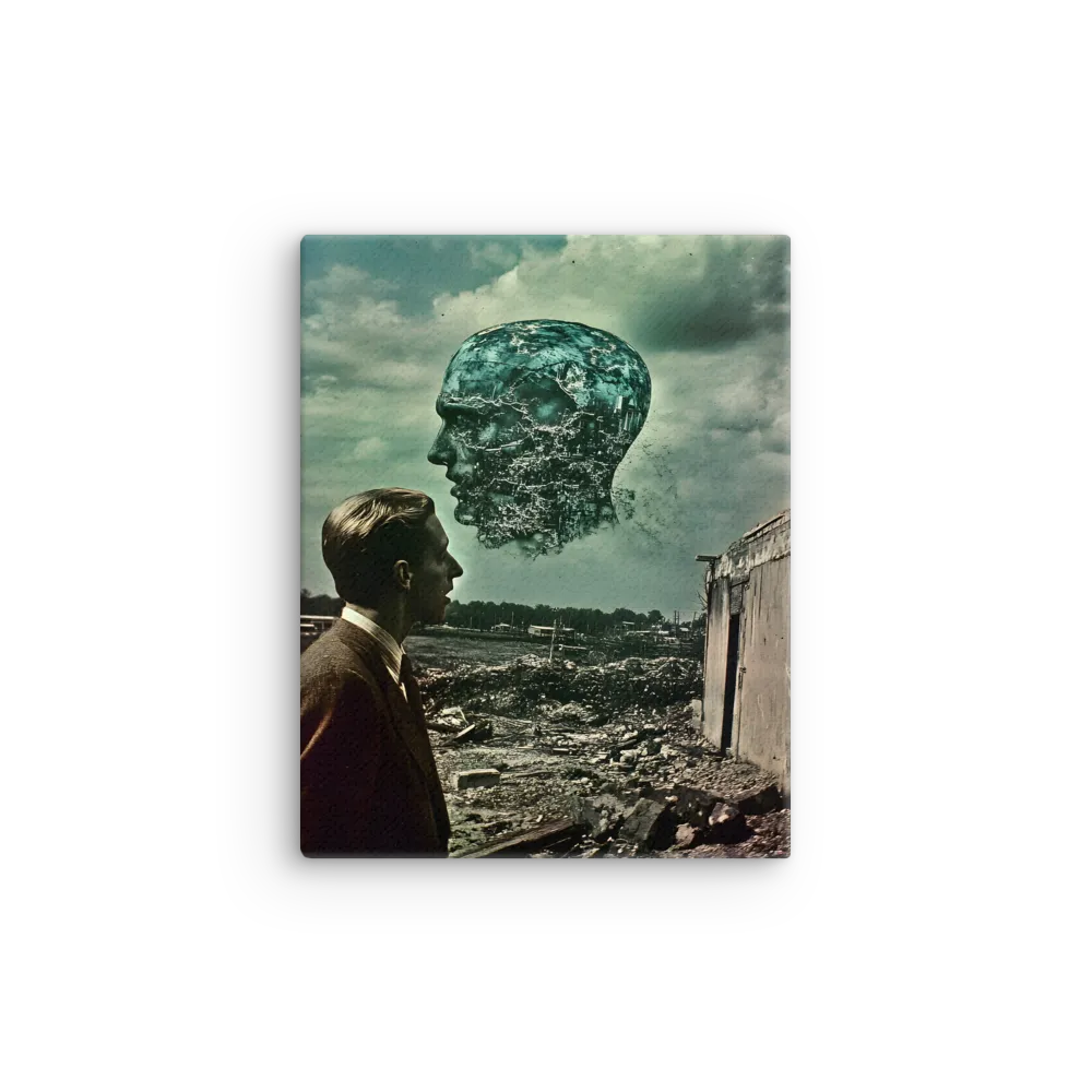 Ethereal Reflections: Identity in a Fragmented World | Thin Canvas | 11″×14″