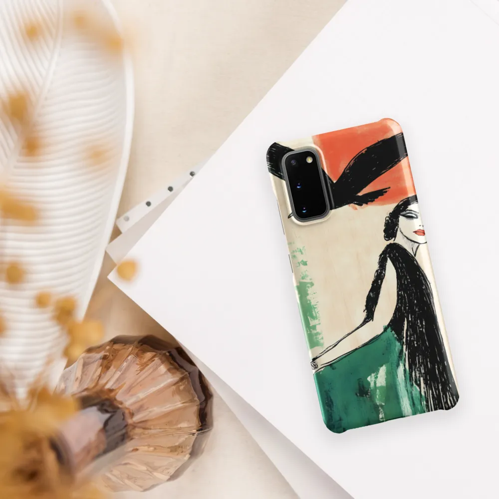 Elegance in Flight | Phone Case |  S20 | Snap Case | Matte