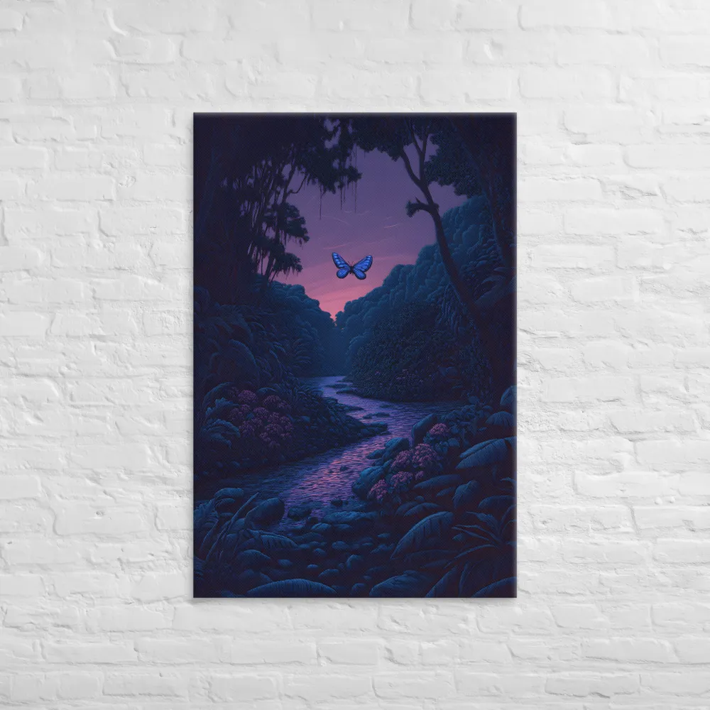 Whispers of Twilight: A Serene Escape | Canvas | 32″×48″