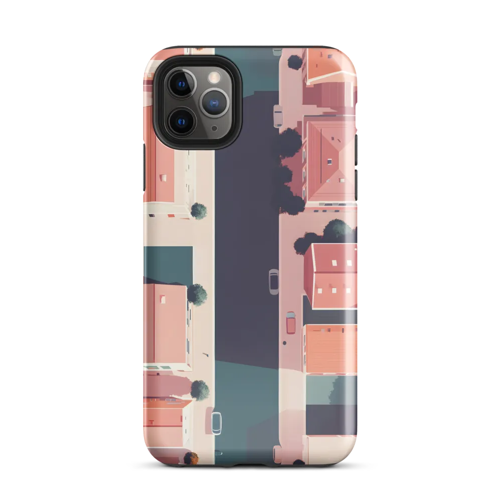 Aerial Serenity: The Tranquil Urban Landscape | Phone Case |  11 Pro Max | Tough Case | Glossy