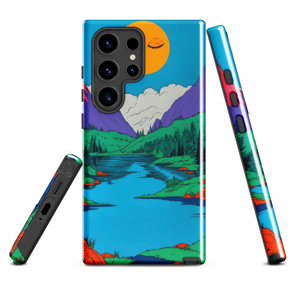 Whimsical Serenity in Vibrant Colors