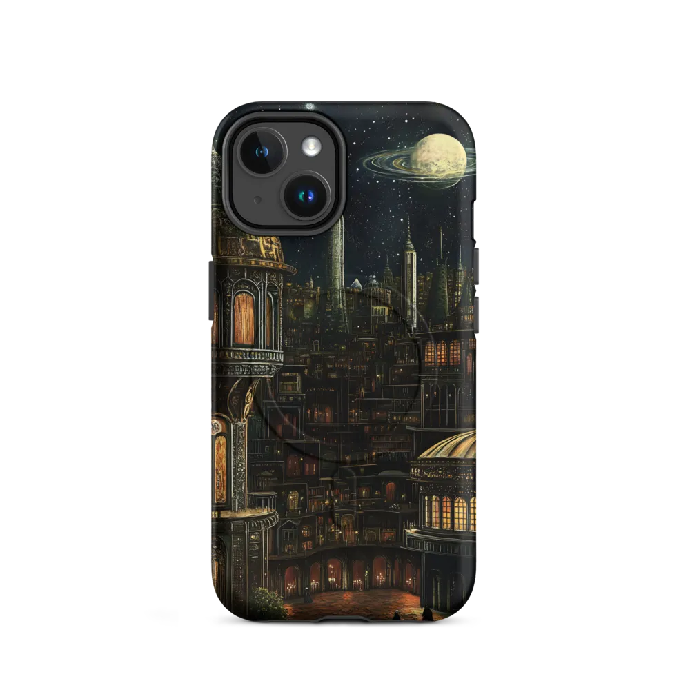 Celestial Enigma: A Surreal Cityscape