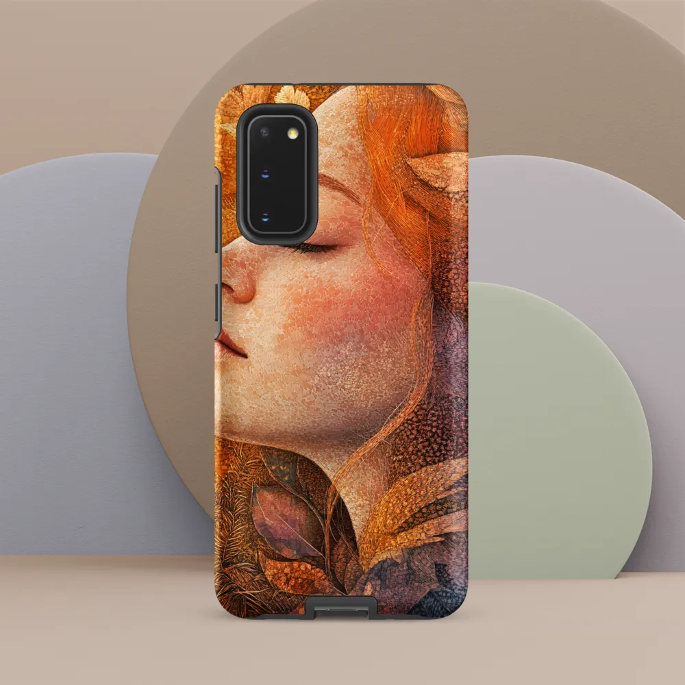 Golden Mosaic: Profile in Autumn Light