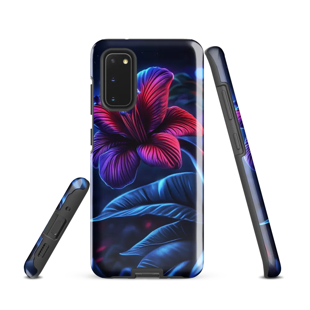 Illuminated Serenity: The Surreal Blossom