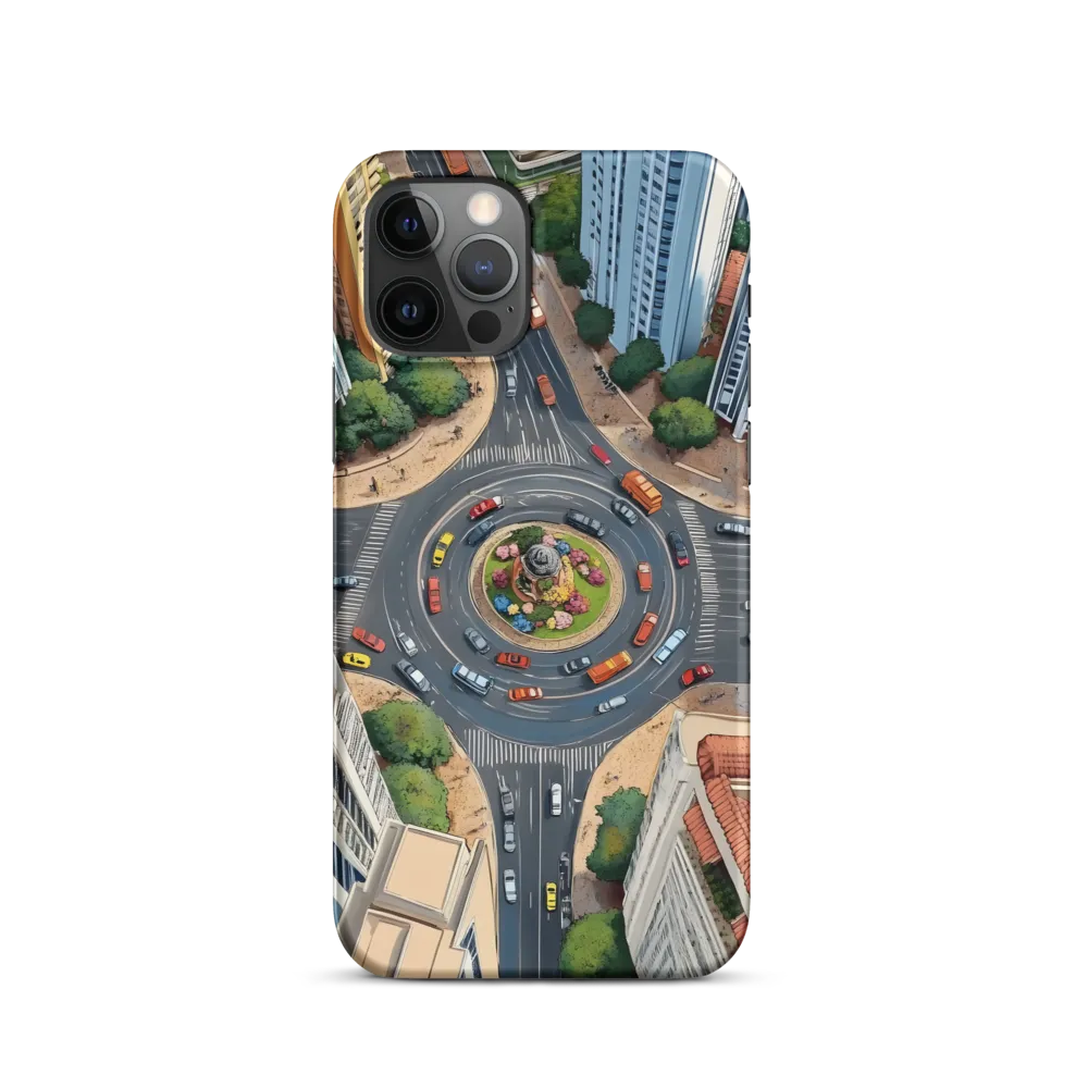 Urban Symphony: Aerial Vision of City Life