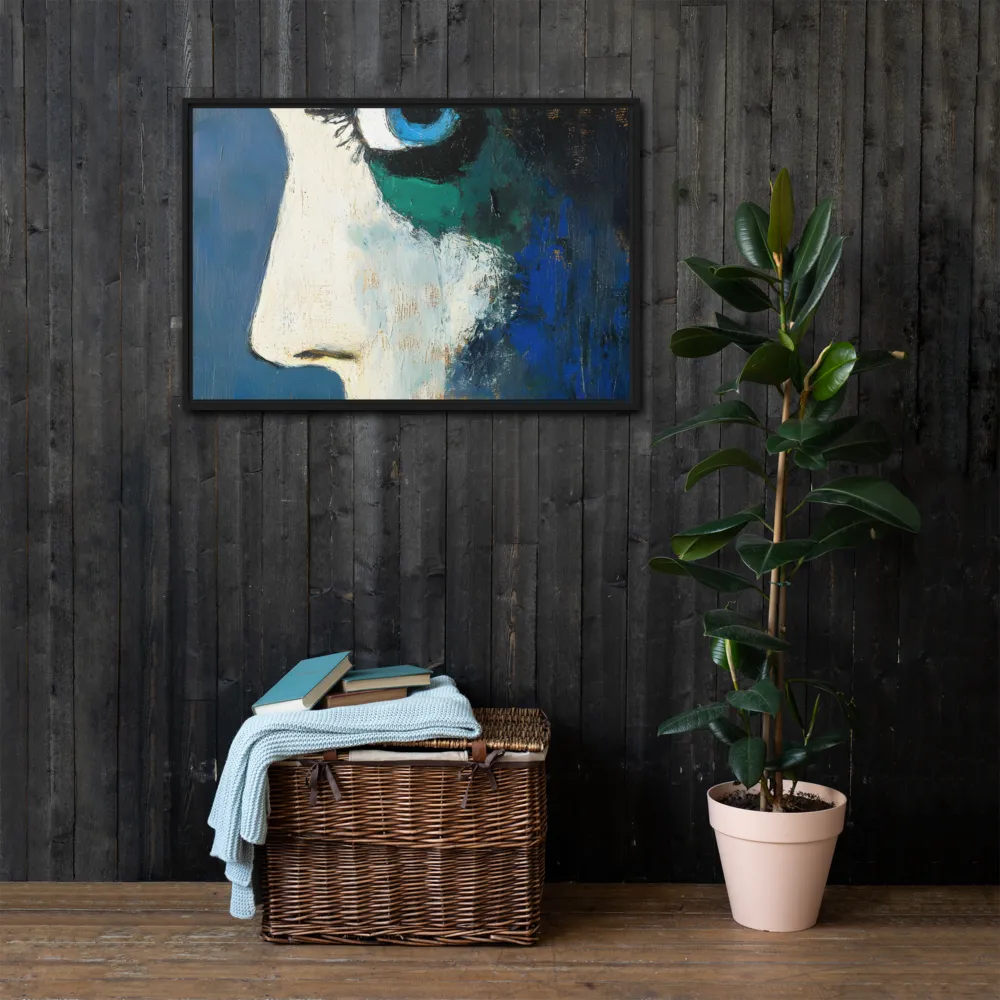 Reflections of Emotion | Canvas with Black Frame | 24″×36″