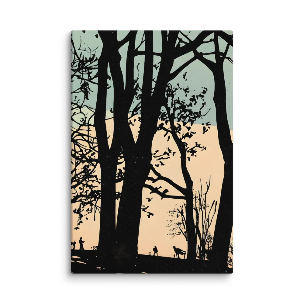 Evening Silhouettes in the Park