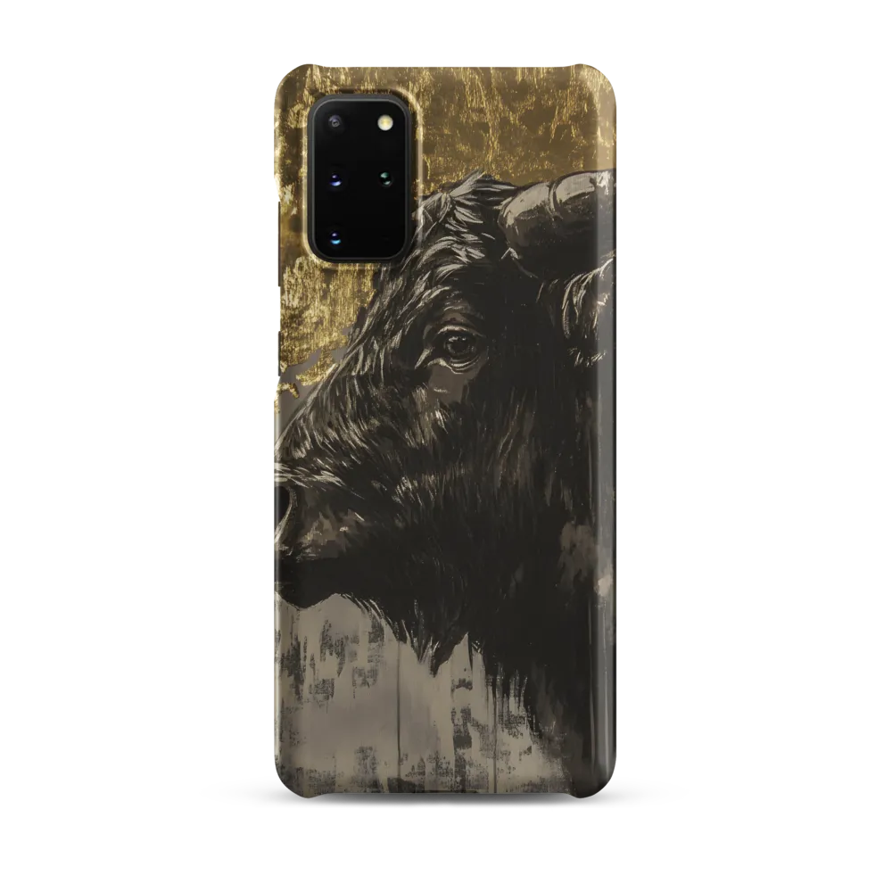 Majestic Bull Against the Golden Horizon