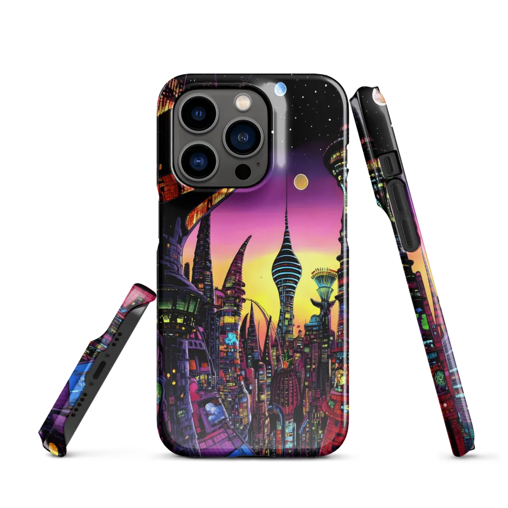 Futuristic Cityscape at Dusk