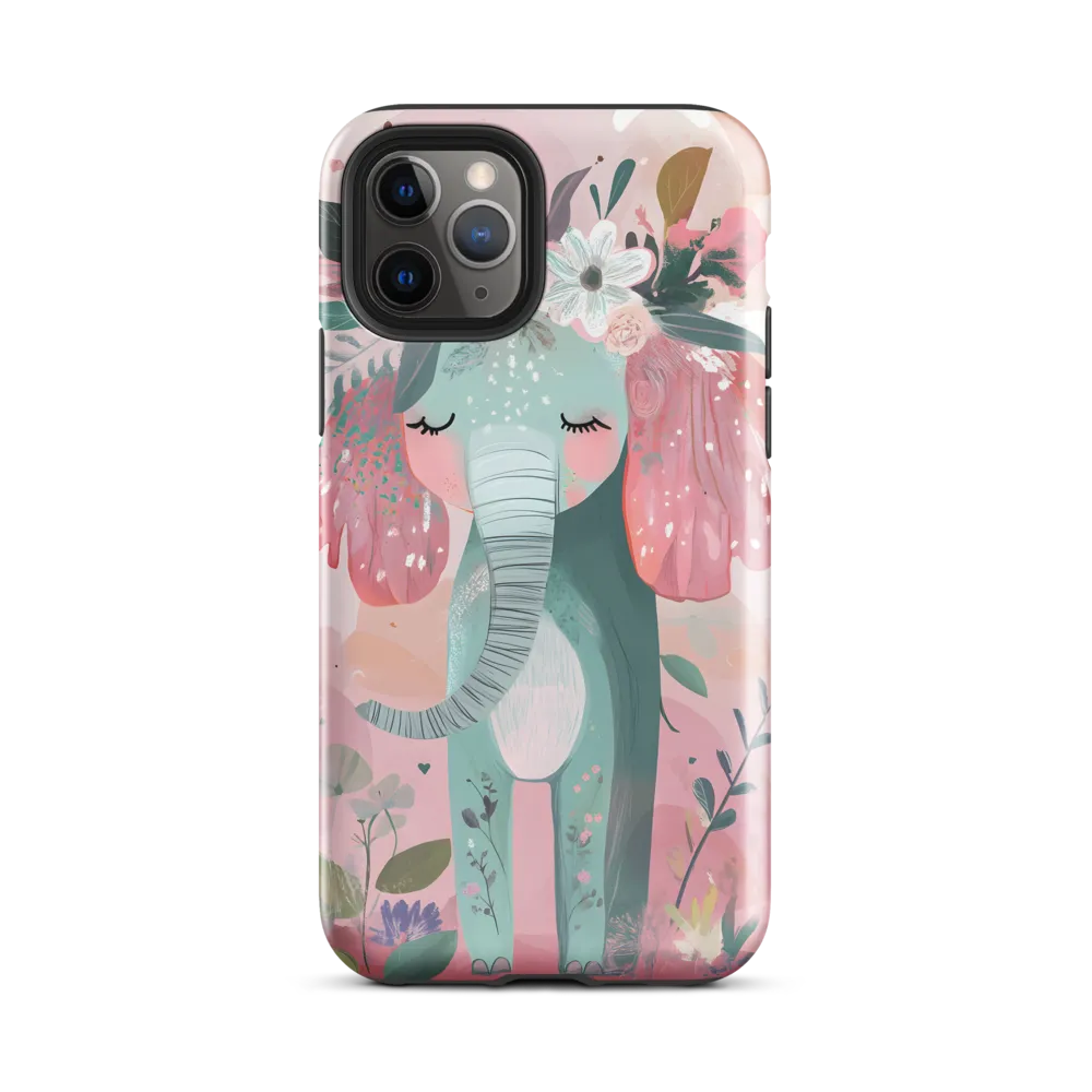 Whimsical Elephant in Bloom