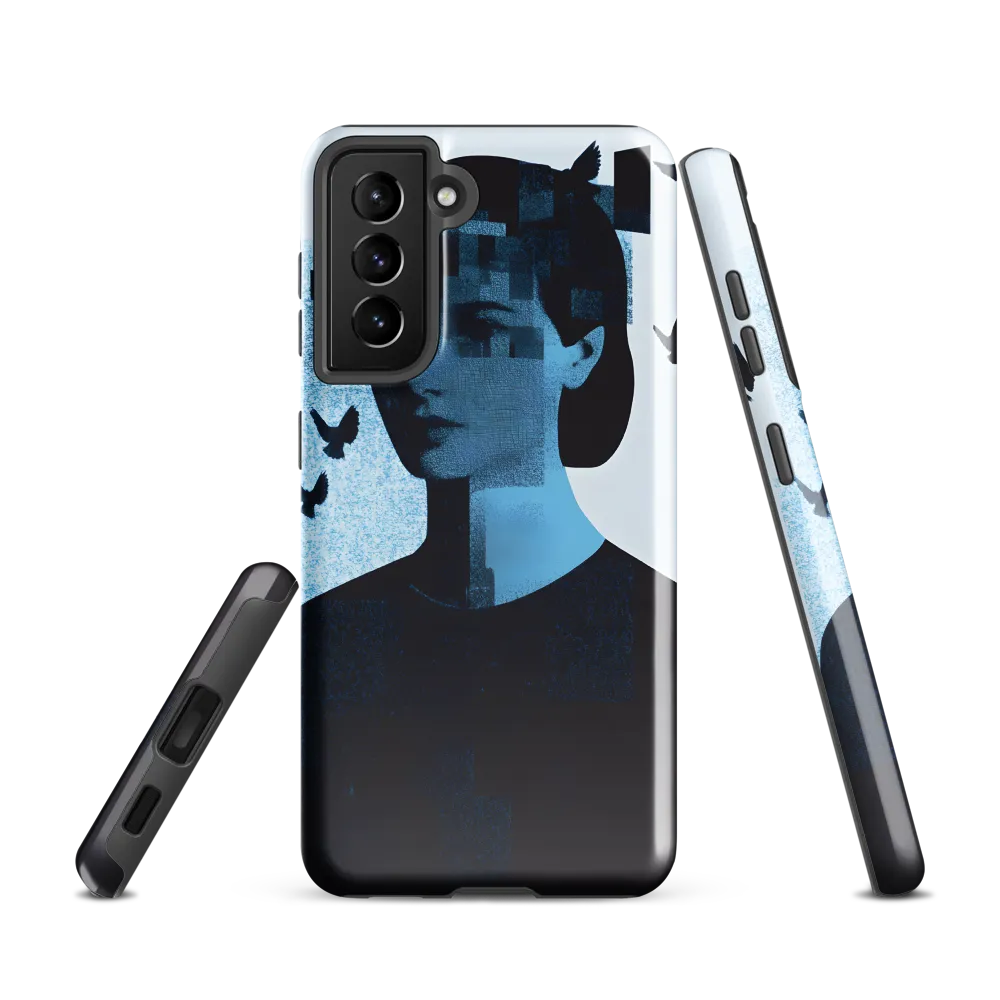 Fragmented Reflections | Phone Case |  S21 | Tough Case | Glossy