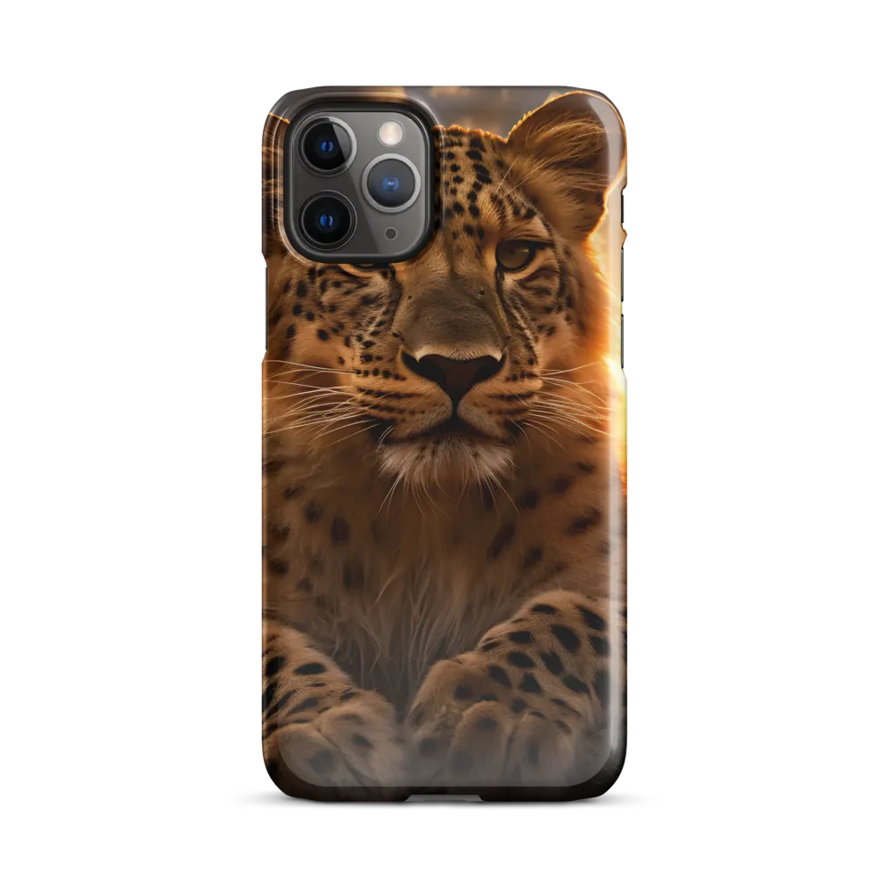 Regal Presence: The Leopard at Sunset