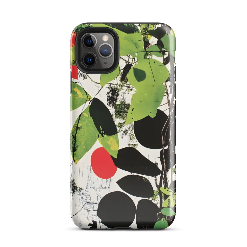 Nature's Geometry: A Contemporary Collage | Phone Case |  11 Pro Max | Tough Case | Glossy