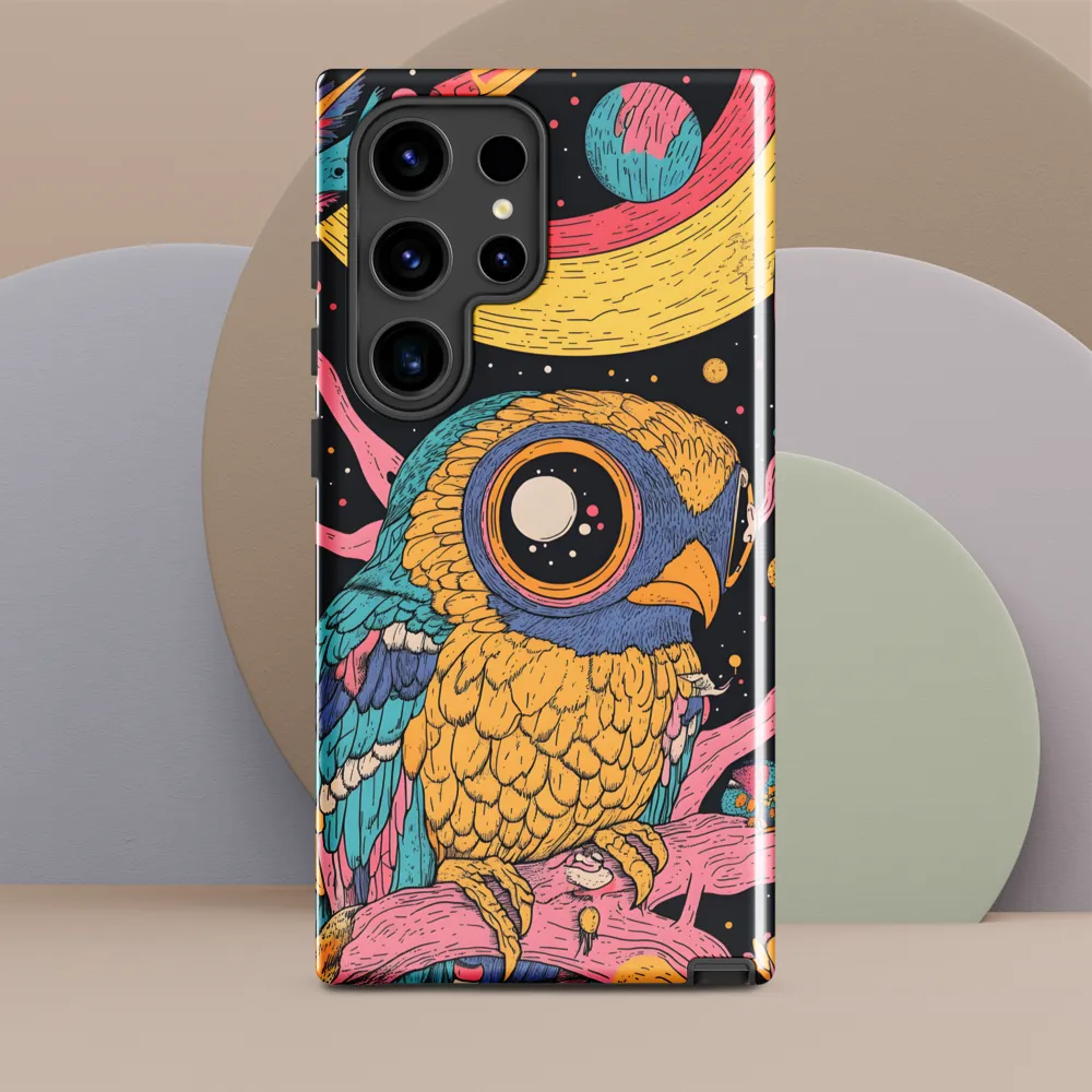 Whimsical Cosmic Owl