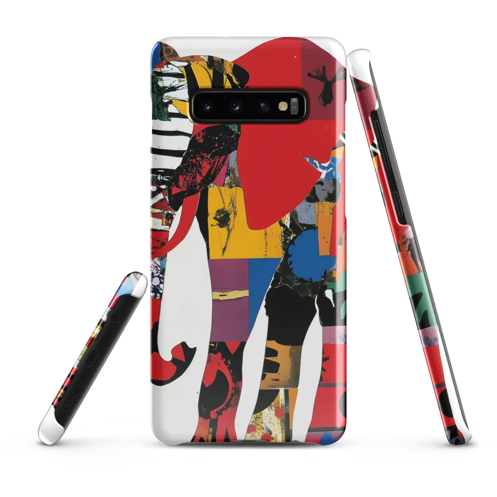 The Colorful Majesty of the Elephant | Phone Case |  S10 Plus | Snap Case | Glossy