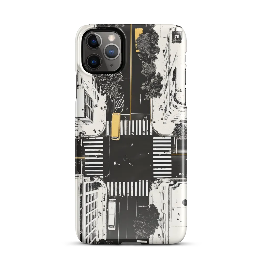 Urban Intersection: A Bird’s-Eye Perspective | Phone Case |  11 Pro Max | Snap Case | Glossy