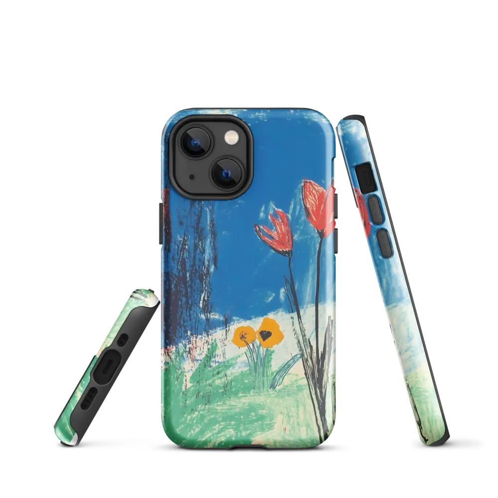 Joyful Blossoms in Blue