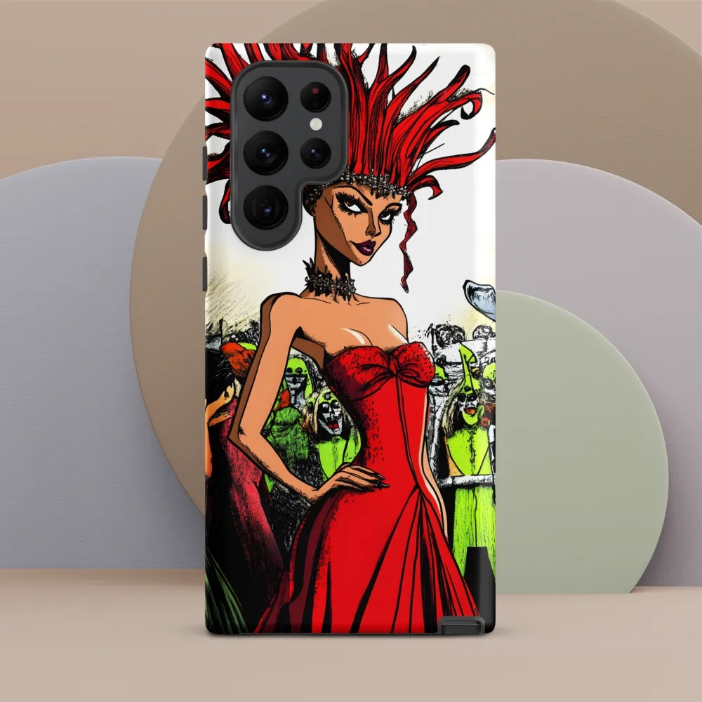 Fiery Elegance: A Fashion Statement