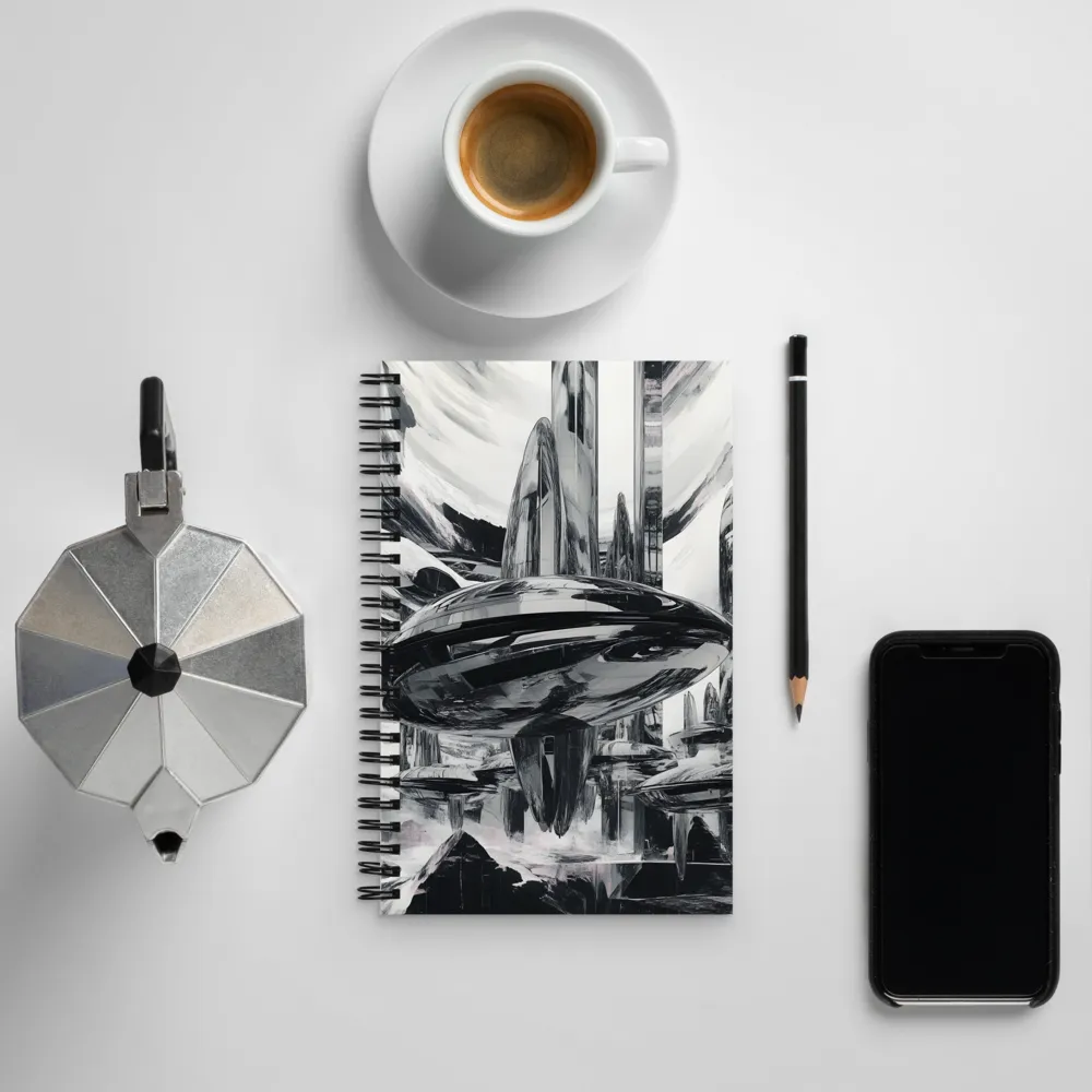 Reflections of the Future | Spiral Notebook