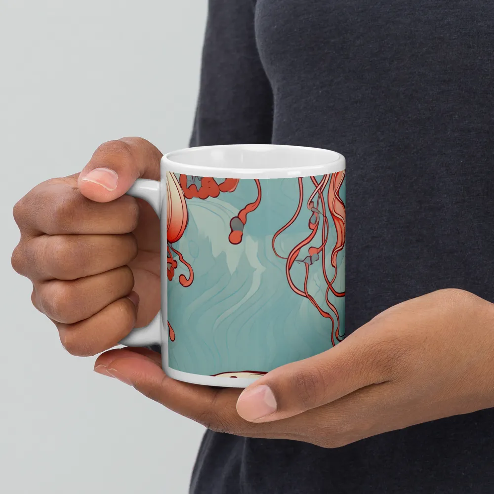 Ethereal Dance of Jellyfish | Mugs | Multiple Sizes & Colors