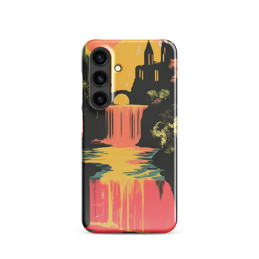 Elysian Echoes: A Surreal Reflections | Phone Case |  S24 | Snap Case | Glossy