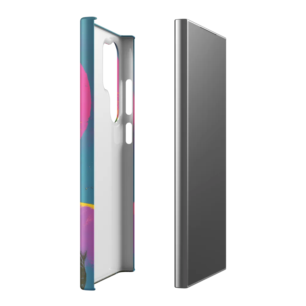 Neon Dreams: Portrait of a Modern Muse | Phone Case |  S24 Ultra | Snap Case | Matte