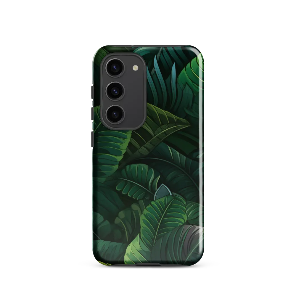 Lush Canopy: A Tropical Foliage Study