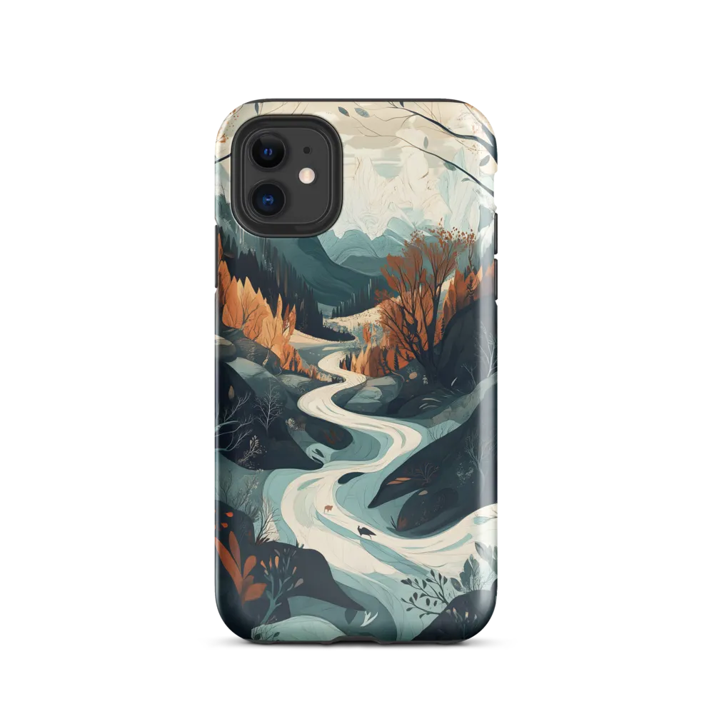 Winding Serenity: A Digital Landscape