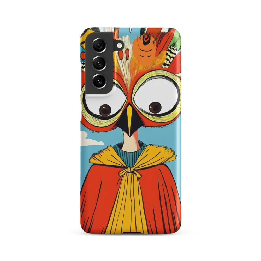 A Whimsical Encounter: The Owl-Human Fusion