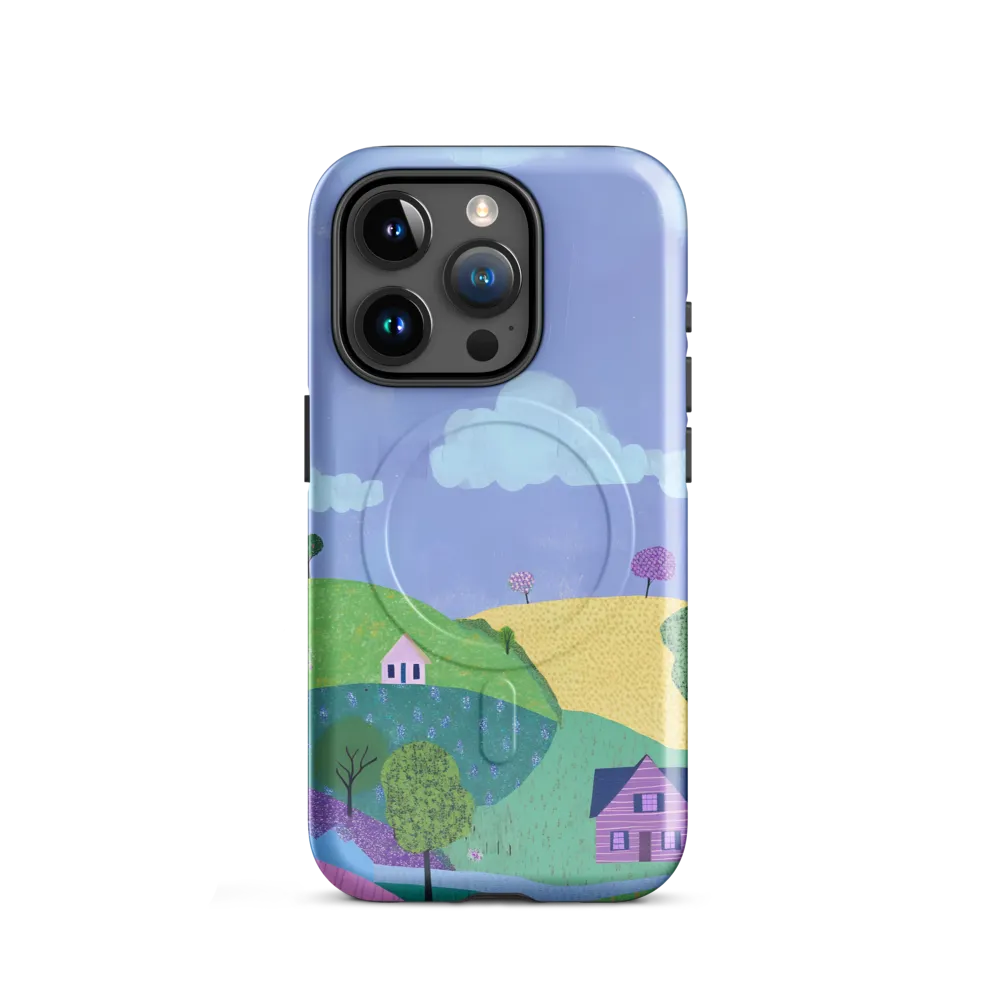 Whimsical Hills and Quaint Homes | Phone Case |  15 Pro | MagSafe® Tough Case | Glossy
