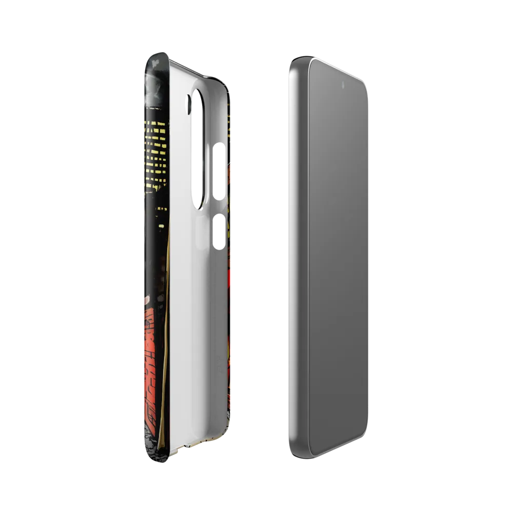 Nocturnal Cityscape: The Hidden Alley | Phone Case |  S23 | Snap Case | Glossy