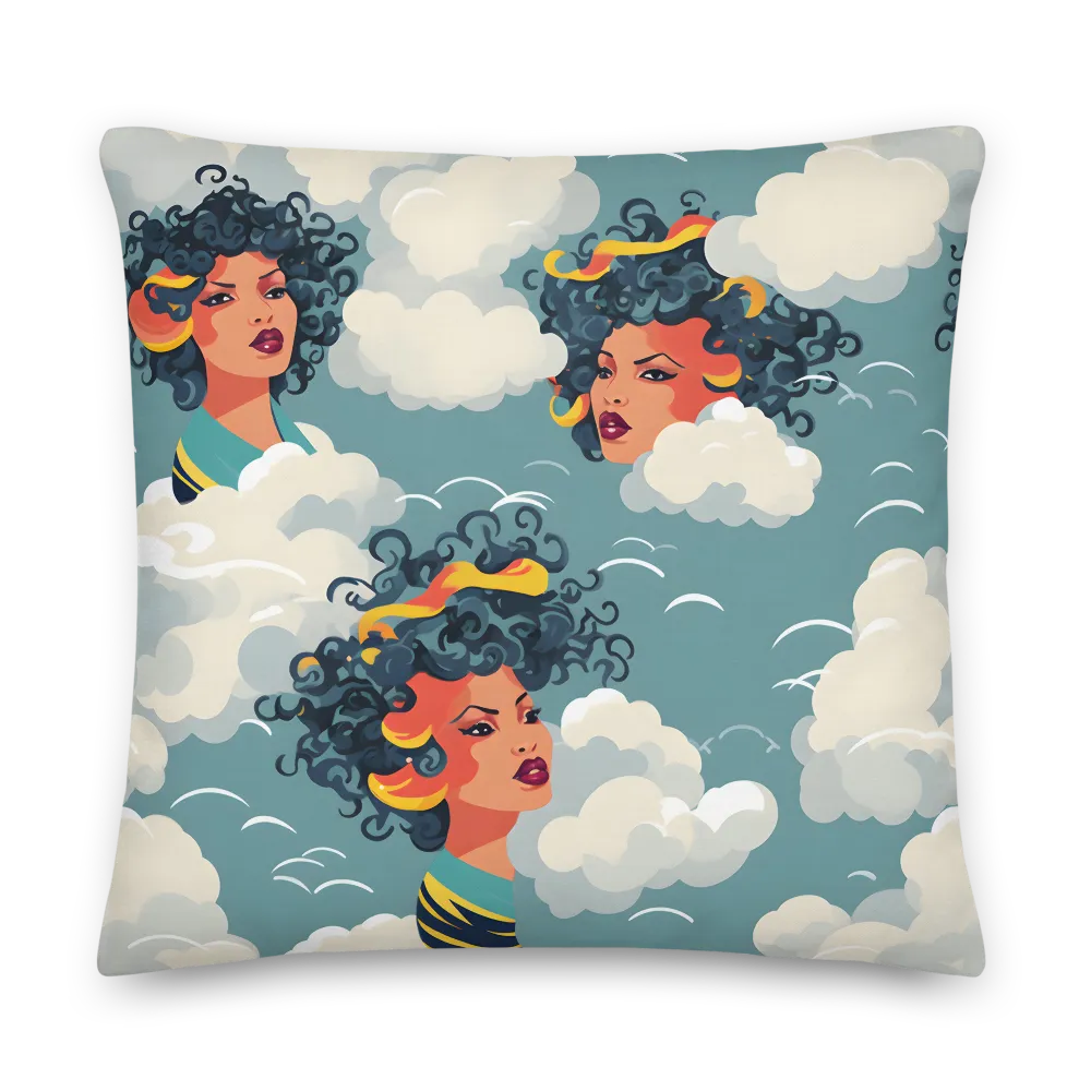 Whimsical Dreams in the Sky | Pillow | 22″×22″