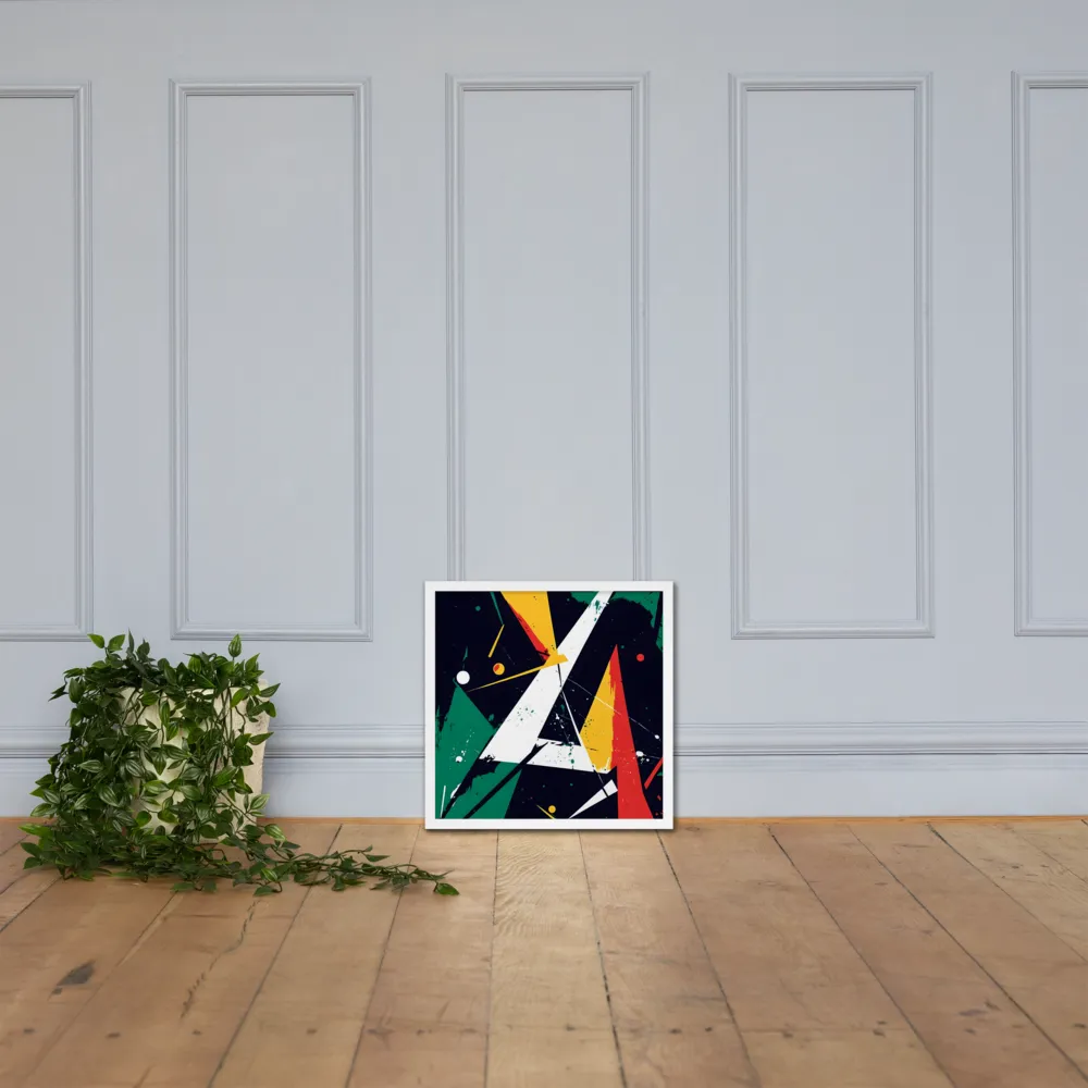 Dynamic Geometries | Poster with White Frame | 18″×18″