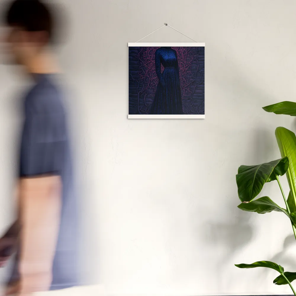 Veil of Enigma | Poster With White Wood Hanger | 16″×16″