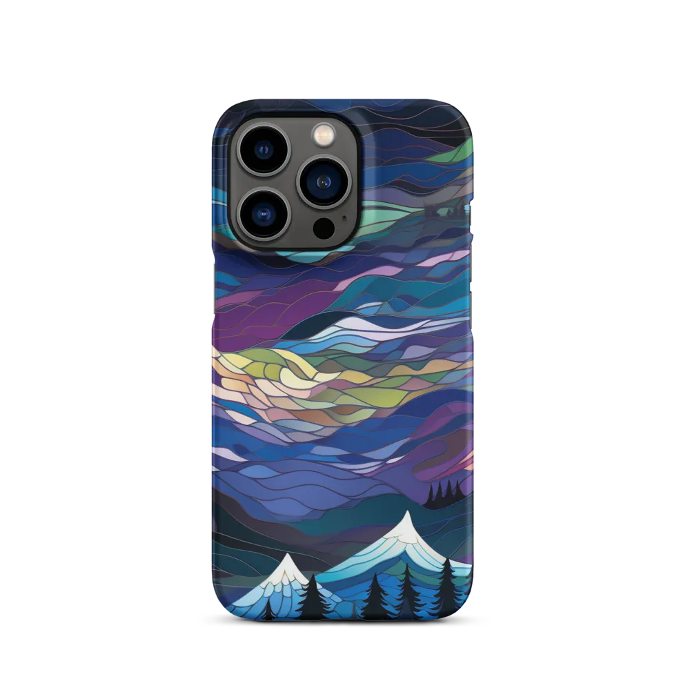 Twilight Peaks: An Abstract Mountain Landscape