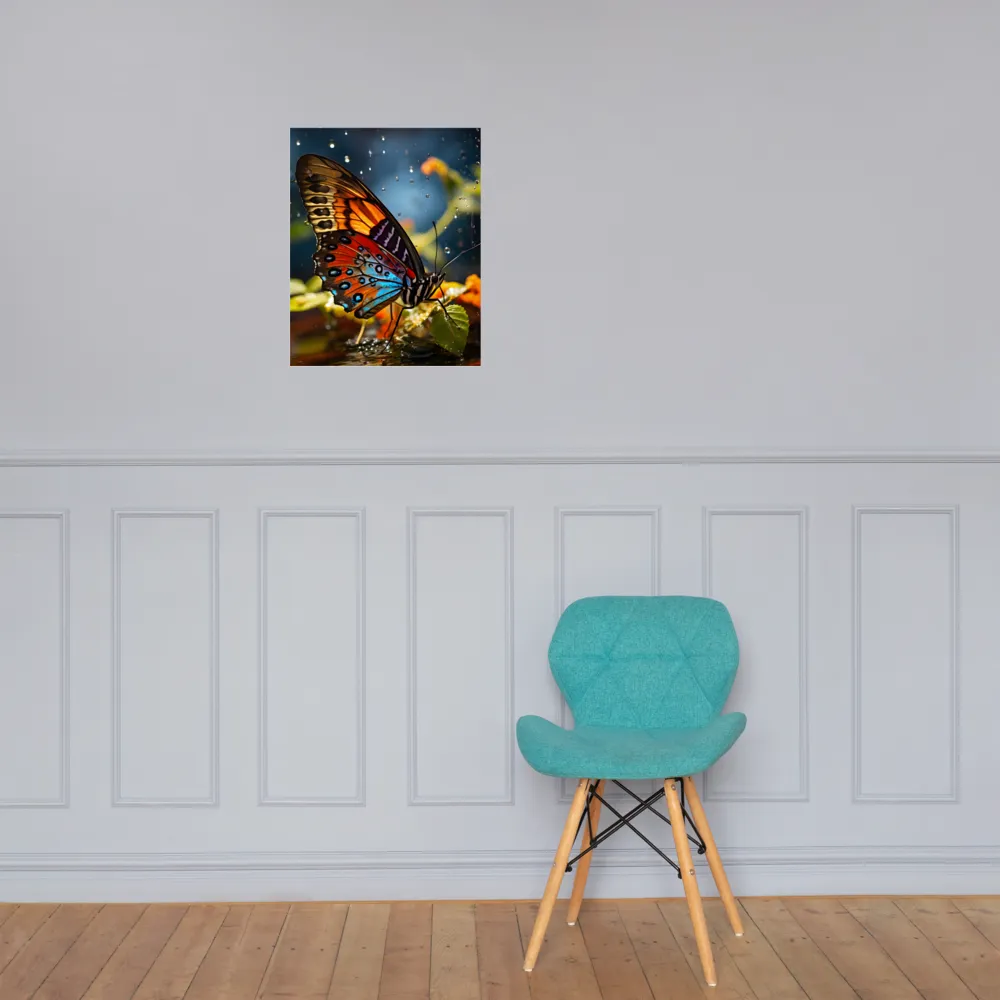 Dance of Colors: The Butterfly's Elegance | Poster | 16″×20″