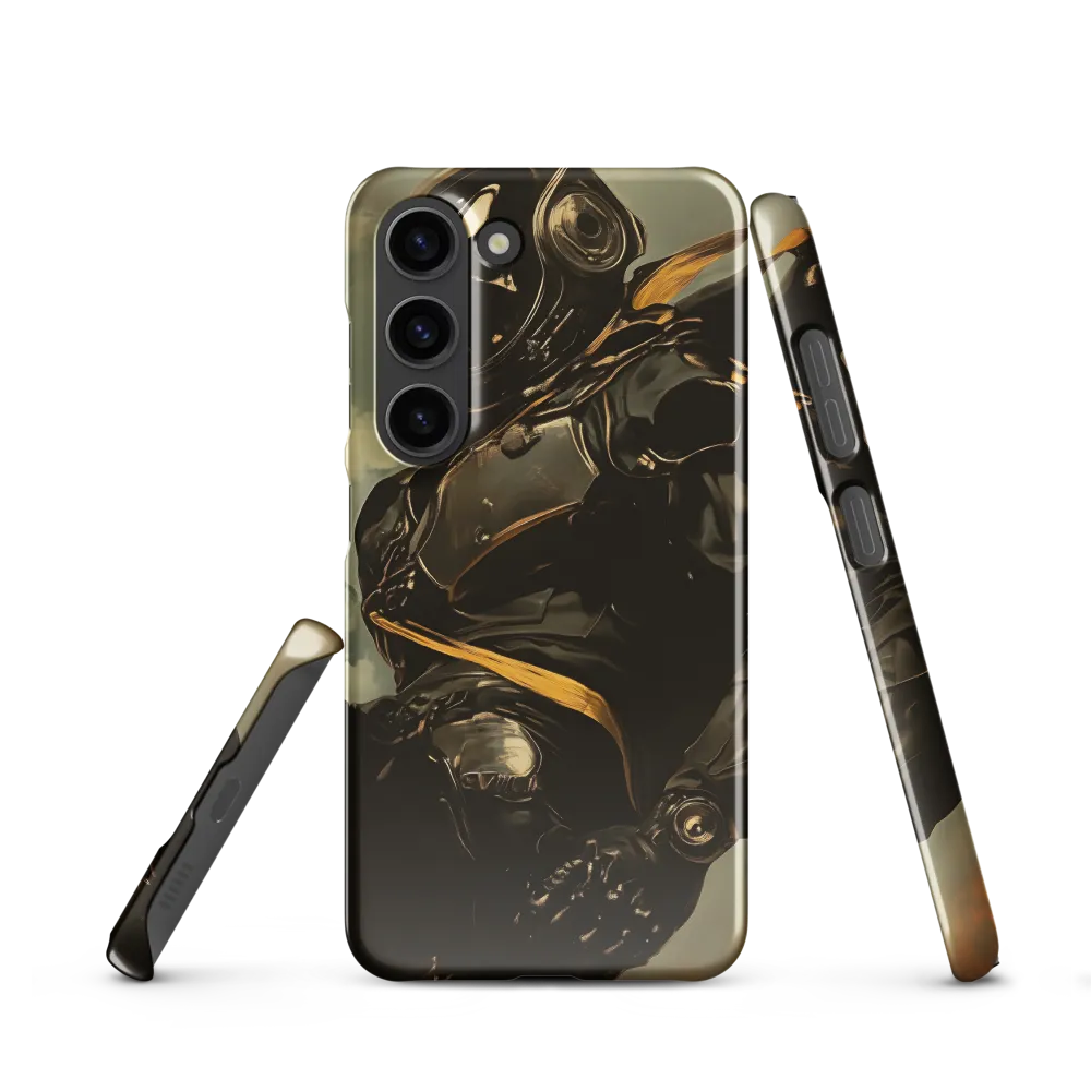 Ethereal Explorer: The Enigmatic Astronaut | Phone Case |  S23 | Snap Case | Glossy